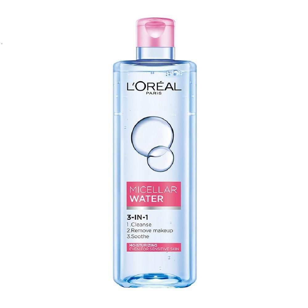 Nước tẩy trang Moisturizing Loreal (Chai/400ml) nắp hồng 