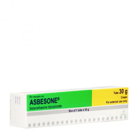Asbesone betamethasone dipropionate 0.5mg Assopharma (Tuýp/30g)