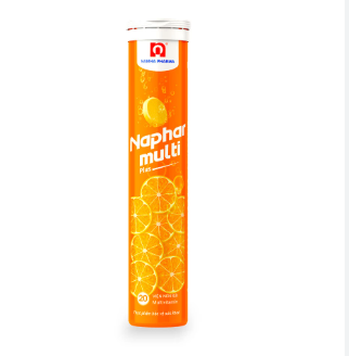 Naphar Multi Plus sủi Nam Hà (Tuýp/20v)