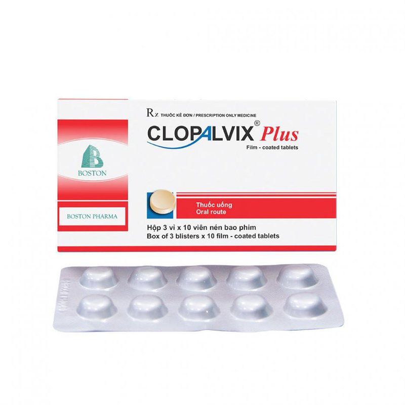 Clopalvix Plus Clopidogrel 75mg Boston (H/30v) Date 09/2026