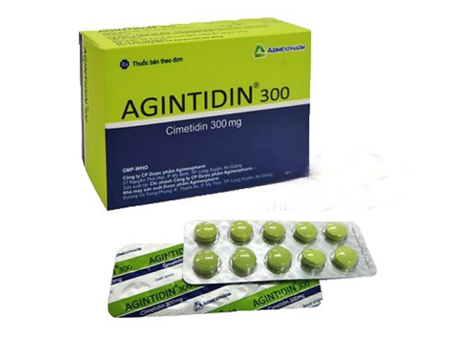 Agintidin Cimetidine 300mg Agimexpharm (H/10vỉ/10v) date 09/2027