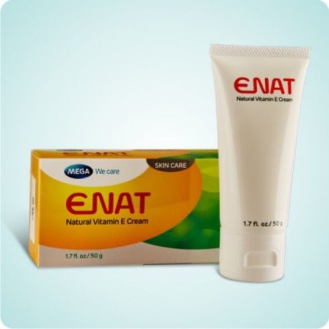 Enat Natural Vitamin E Cream kem dưỡng da Mega Thái Lan (Tuýp/30g) Date 02/2026