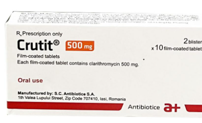 Crutit 500mg Antibiotice (H/20v) date 08/2027