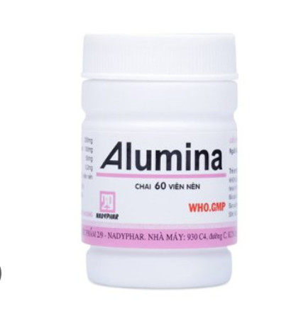Alumina Nadyphar (Lọ/60v) 