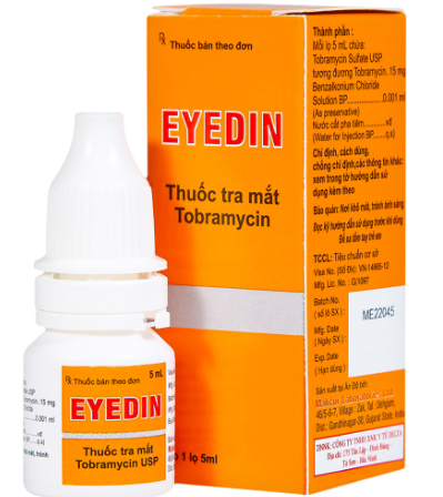 Eyedin Tobramycin (Lọ/5ml) cam Date 06/2027