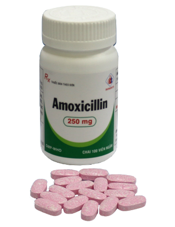 Amoxicillin 250mg Domesco (Lọ/100v) 