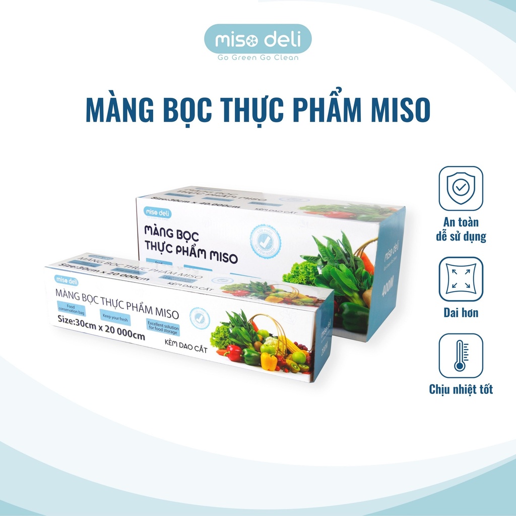 Màng bọc thực phẩm MISO date 01/2027