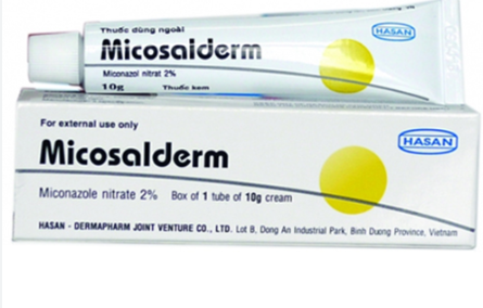 Micosalderm 2% Miconazole 2% Hasan (Tuýp/10g)