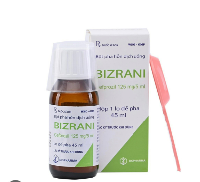 Bizrani cefprozil 125mg/5ml Dopharma (Lọ/45ml) 