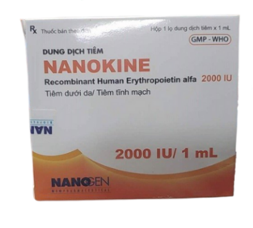 Nanokine Recombinant 2000IU/1ml (H/1 Lọ/1ml) Date 10/2027