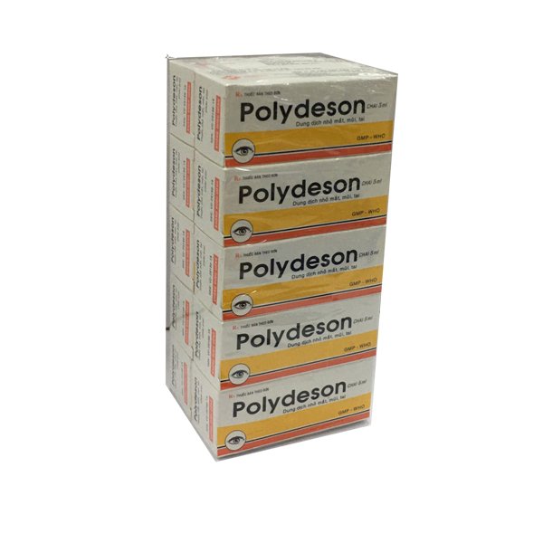 Polydeson nhỏ mắt Vidipha (Cọc/10 lọ/5ml)  Date 03/2026