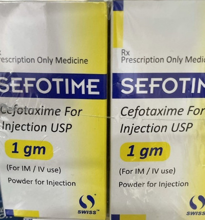 Sefotime Cefotaxim 1g tiêm Swiss Ấn Độ (H/1lọ/1o) Date 12/2027