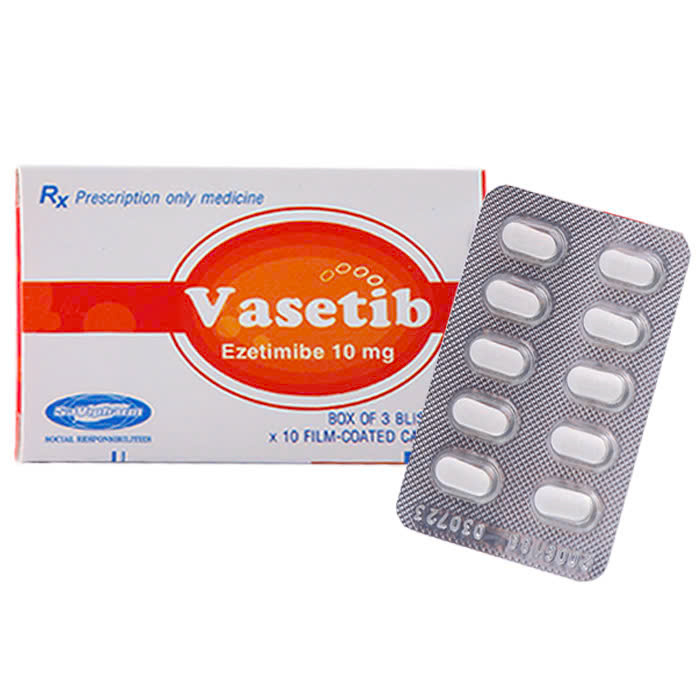 Vasetib Ezetimib 10mg Savipharm (H/30v)