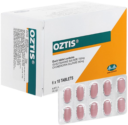 Oztis giảm triệu chứng thoái hóa khớp nhẹ và trung bình (H/60v) Date 05/2027