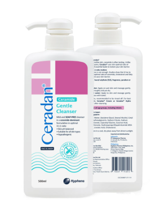 Sữa rửa mặt Ceradan Hyphens (Chai/500ml)