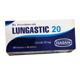 Lungastic Bambuterol Hydrochloride 20mg Hasan (H/50v)