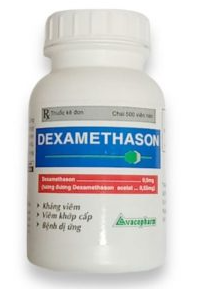 Dexamethason 0.5mg Vacopharm (Lọ/500v) Date 12/2027