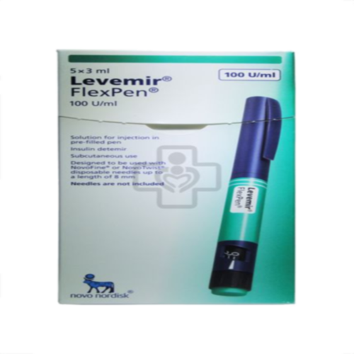 Levemir FlexPen 100IU/ml bút tiêm tiểu đường xanh lá Novo nordisk (1bút) Date 02/2027