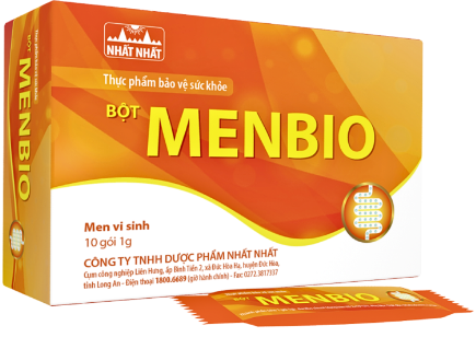 Bột Menbio men vi sinh Nhất Nhất (H/10gói/1g) Date 06/2027