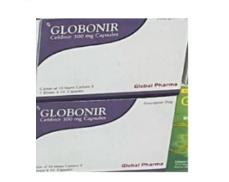 Globonir Cefdinir 300mg Ấn Độ (Hộp/10 viên) Date 05/2026