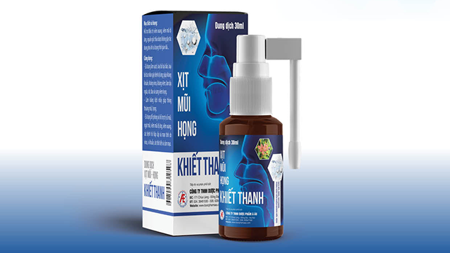 Xịt mũi họng khiết thanh Á Âu (H/1lọ/30ml) Date 06/2027