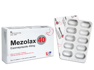 Mezolax 40mg Esomeprazol 40mg USP (H/30v) Date 07/2026