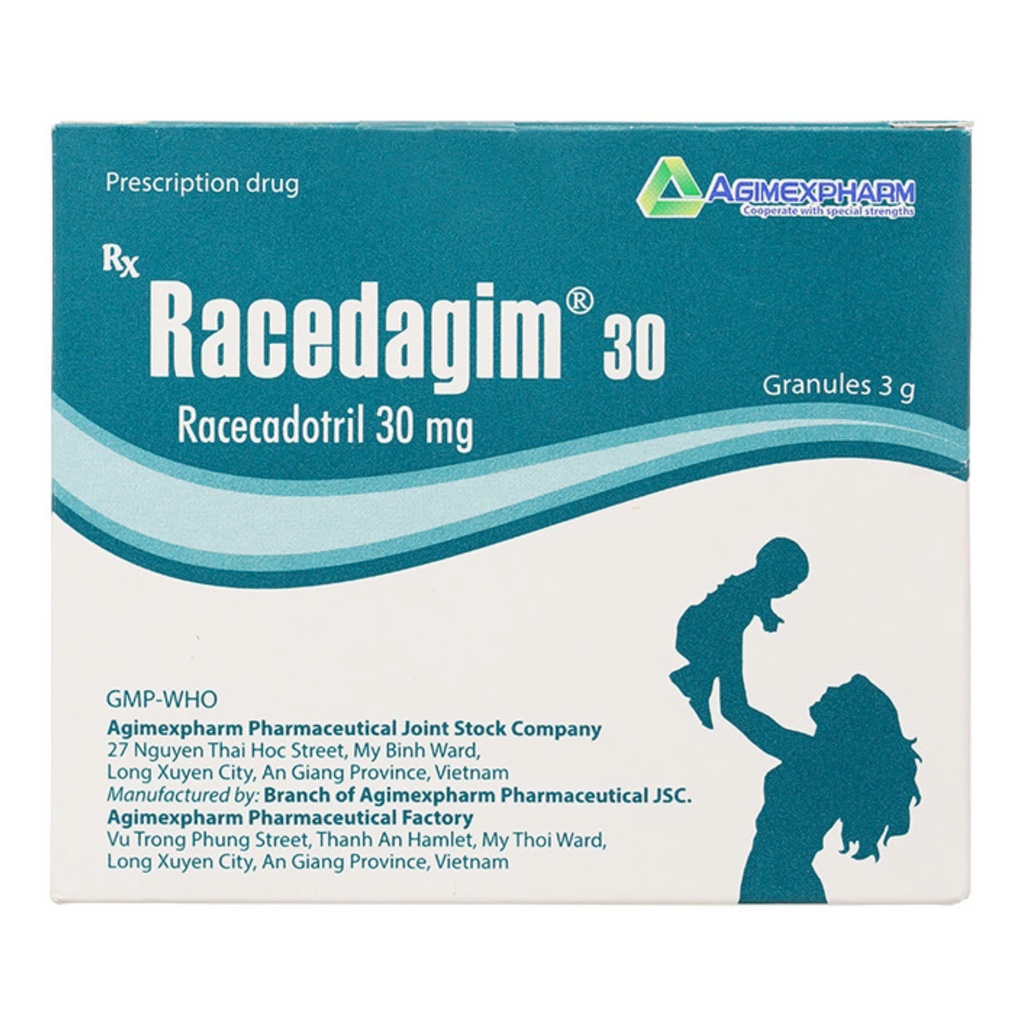 Racedagim 30 Racecadotril 30mg Agimexpharm (H/30gói) Date 11/2027