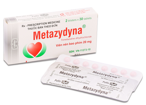 Metazydyna Trimetazidine 20mg Ba Lan (H/60v) 