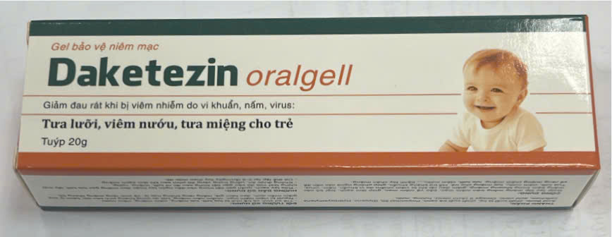 Gel Daketezin Oralgell Dược Zorro (T/20g) (Daktarin nội)