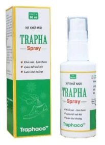 Xịt khử mùi Trapha Spray 50ml (Lọ/50ml) 