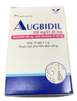 Augbidil 250 mg/31,25 mg Bidiphar (H/12gói) 