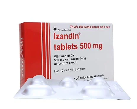 Izandin Cefuroxim 500mg Minh Hải (H/10v) Date 07/2027