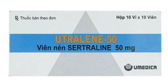 Utralene 50 Sertraline 50mg Ấn Độ (H/100v) 