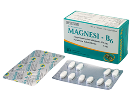 Magnesi B6 475mg Khánh Hòa (H/50v)