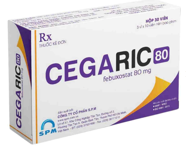 Cegaric Febuxostat 80mg S.P.M (H/30v) Date 11/2026