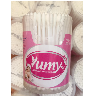 Tăm Bông Trẻ Em Yumy Sapon (Lọ/160que)