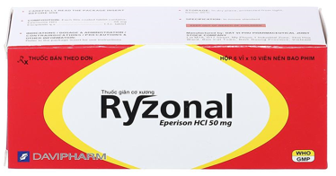 Ryzonal Eperison HCL 50mg Davipharm (H/60v)