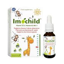 Imochild Vitamin D3 - K2MK7 Drops 20ml Europe (Lọ/20ml)