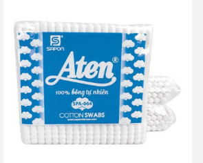 Tăm Bông Người Lớn Aten (Bịch/12 gói)