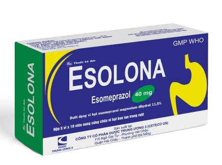 Esolona Esomeprazole 40mg Tw3 (H/50v)