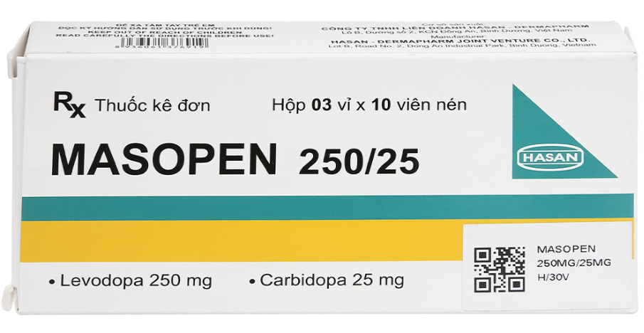 Thuốc Masopen 250/25 Hasan (H/30v)