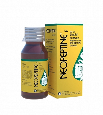  Neopeptine F Liquid Ấn Độ (Lọ/60ml) Date 12/2025