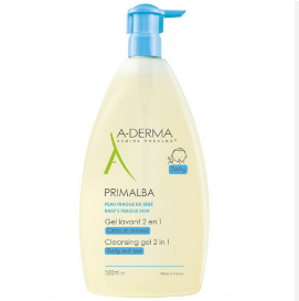Sữa tắm gội em bé A-Derma Premalba Cleansing Gel 2 IN 1 (500ml) Date 01/2027