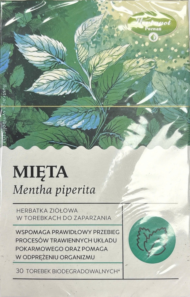 Trà Thảo Mộc Túi Lọc Bạc Hà MIETA Mentha Piperita Polvita (H/ 30 túi)