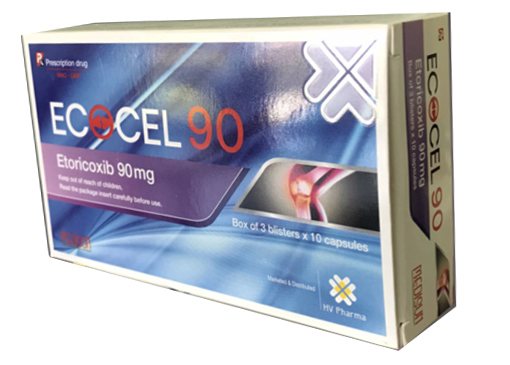 Ecocel Etoricoxib 90mg Medisun (H/30v) Date 06/2027