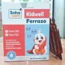[T15219] Kidwell Ferrazo Sắt Soha care - Hộp 20 ống x 10ml