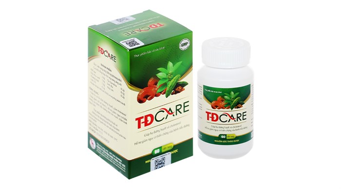 TĐCare hạ đường huyết và cholesterol Meracine (Lọ/60v)