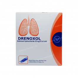 Drenoxol Ambroxol 30mg/10ml Bồ Đào Nha (H/20o/10ml) date 12/2027