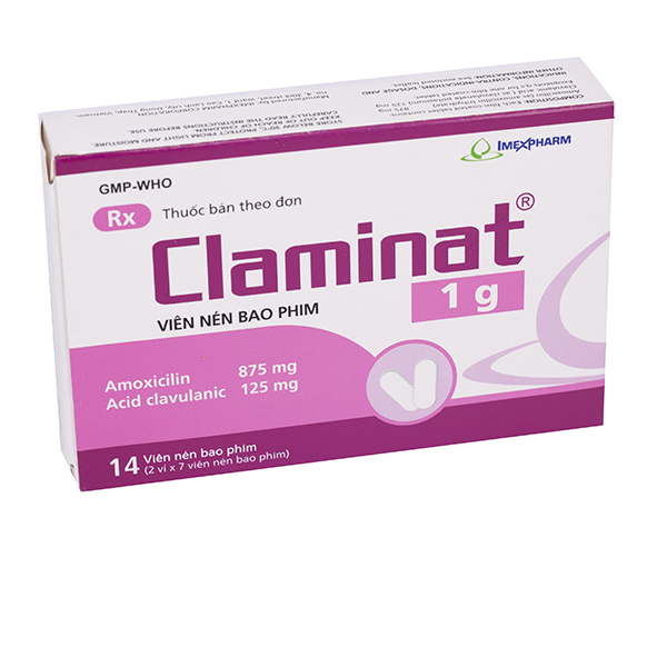 Claminat 1g Imexpharm (H/14v) Date 08/2027