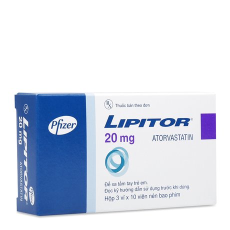 Lipitor Atorvastatin 20mg Pfizer (H/30v) date 10/2027